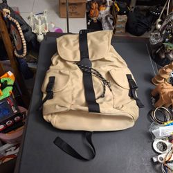 Mixing Travel Laptop Backpack For Women & Men, Carry On Backpack Fits 16" Laptop Water Resistant, Outside Pockets Too 12 X 18 Mocha Brown