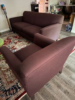 Crate & Barrel Sofa and Chair