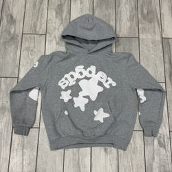 Sp5der Hoodie “BELUGA” Medium