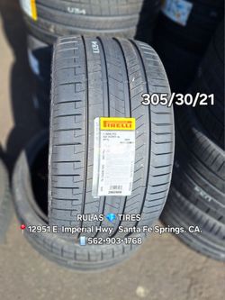 305/30/21 PIRELLI PZERO PZ4 104Y - Llantas nuevas en especial 🔥