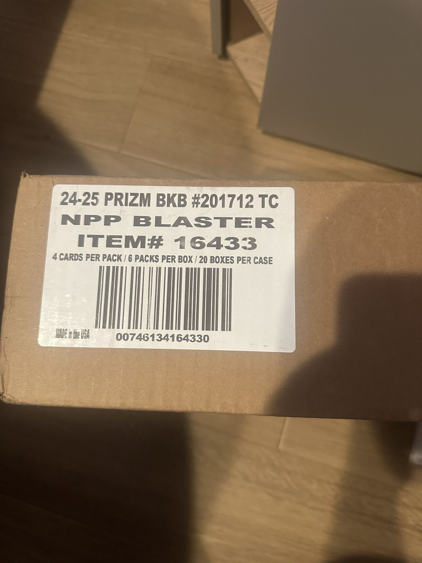Sealed Case 2024 NBA Prizm Blasters
