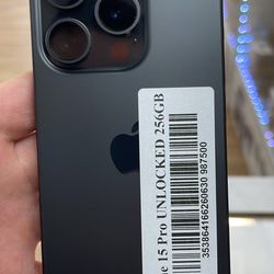 iPhone 15 Pro 256GB Unlocked