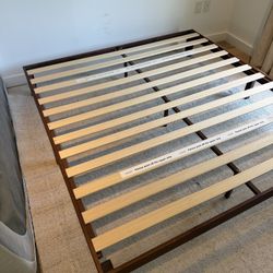 Mellow Solid Wood King Platform Bed Frame