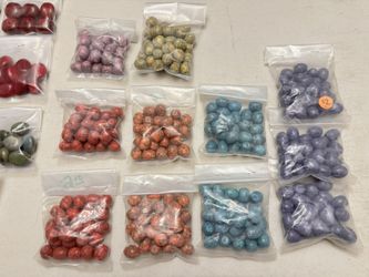 Big Bubble gum tumbled stone beads, cuentas Wholesale 