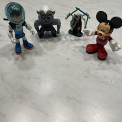 Lot of 4 Disney Toys SEE DESCRIPTION FREE SHIPPING