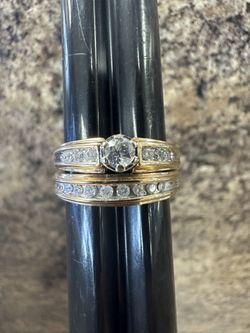 14k Wedding Set Size 9