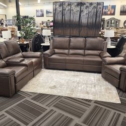 3pc Power Reclining Living Room Set 