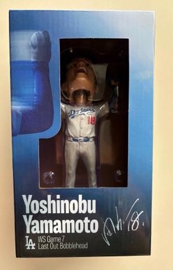 Yoshinobu Yamamoto Game 7 Bobblehead