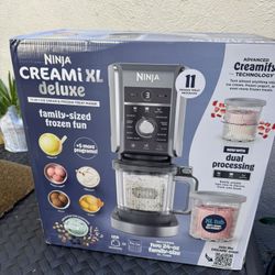 Ninja® CREAMi® XL Deluxe 11-in-1 Ice Cream and Frozen Treat Maker New!