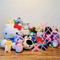 squishmallow + other plushies for sale