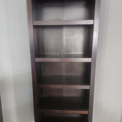 6-Foot Tall Wood Bookcase