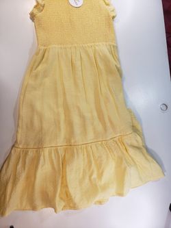 Lost + Wander Yellow  Wayfarer Midi Dress New With Tags