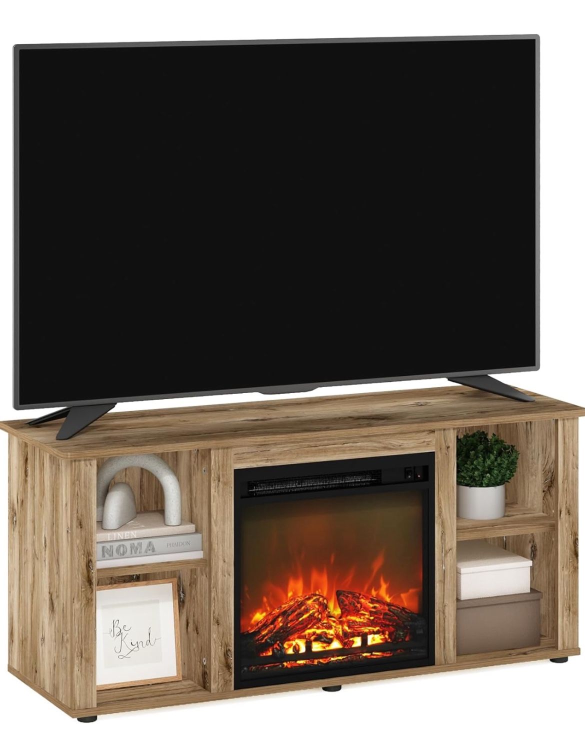 TV Stand with Fireplace