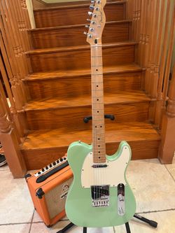 Fender MIM LTD Edition Telecaster (Mint) w/ Orange Crush 12 Amp