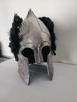 Metal Helmet With Added Wings