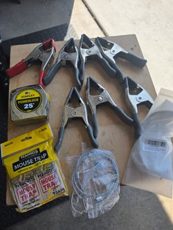 Clamps, Tape Measure & etc
