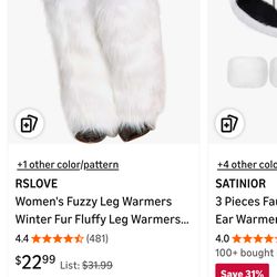 Fur Leg Warmers