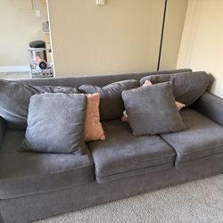 3 Seater Sofa With Throw Pillows