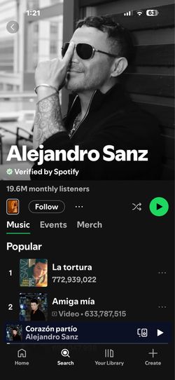 Yengo 4 tikets para el concierto de Alejandro Sanz para hoy 15 de mayo