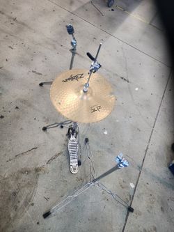 Drums zildijan hi-hats 14 and pdp 3 stands