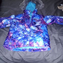 Kids Size 8 0 Exposure Jacket With Detachable Fur Hood