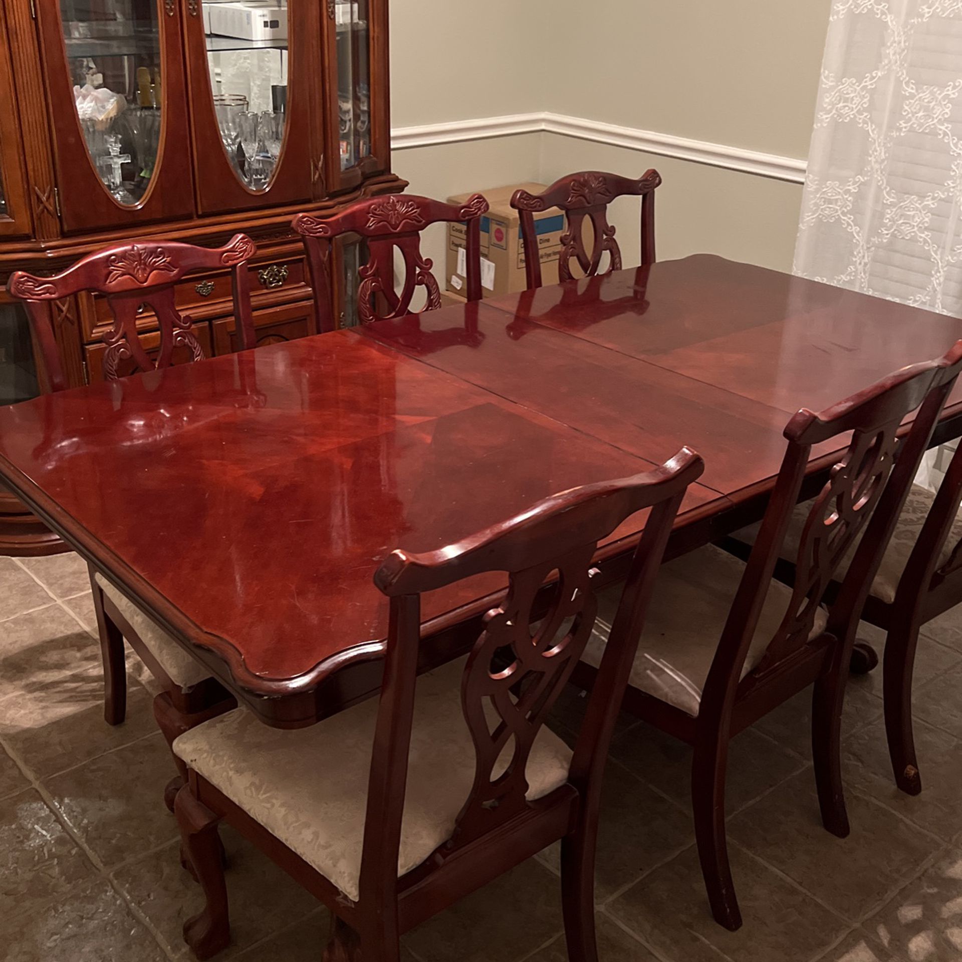 Formal Dining Room Set With China Cabinet 