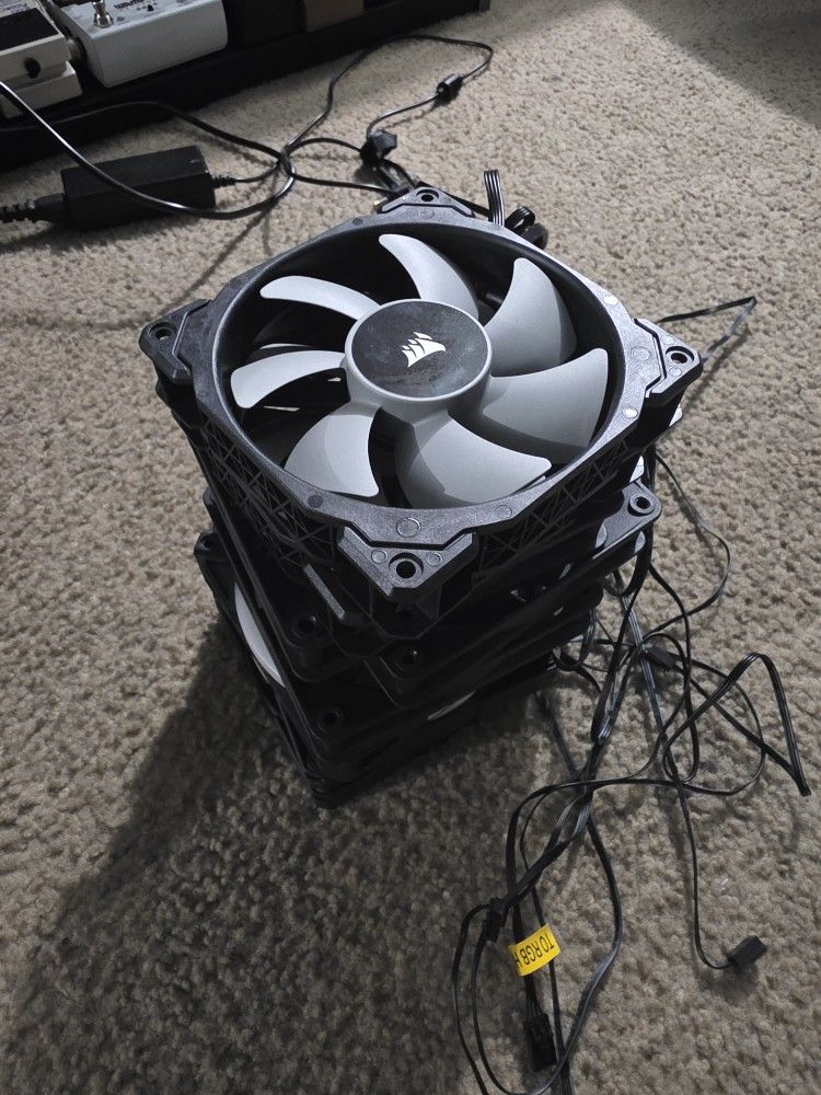 120mm Assorted PC Fans. New And Used