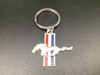 1(contact info removed) FORD MUSTANG RUNNING HORSE FENDER EMBLEM LOGO KEYCHAIN KEYRING NEW
