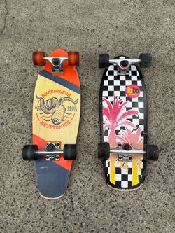 Two skateboards