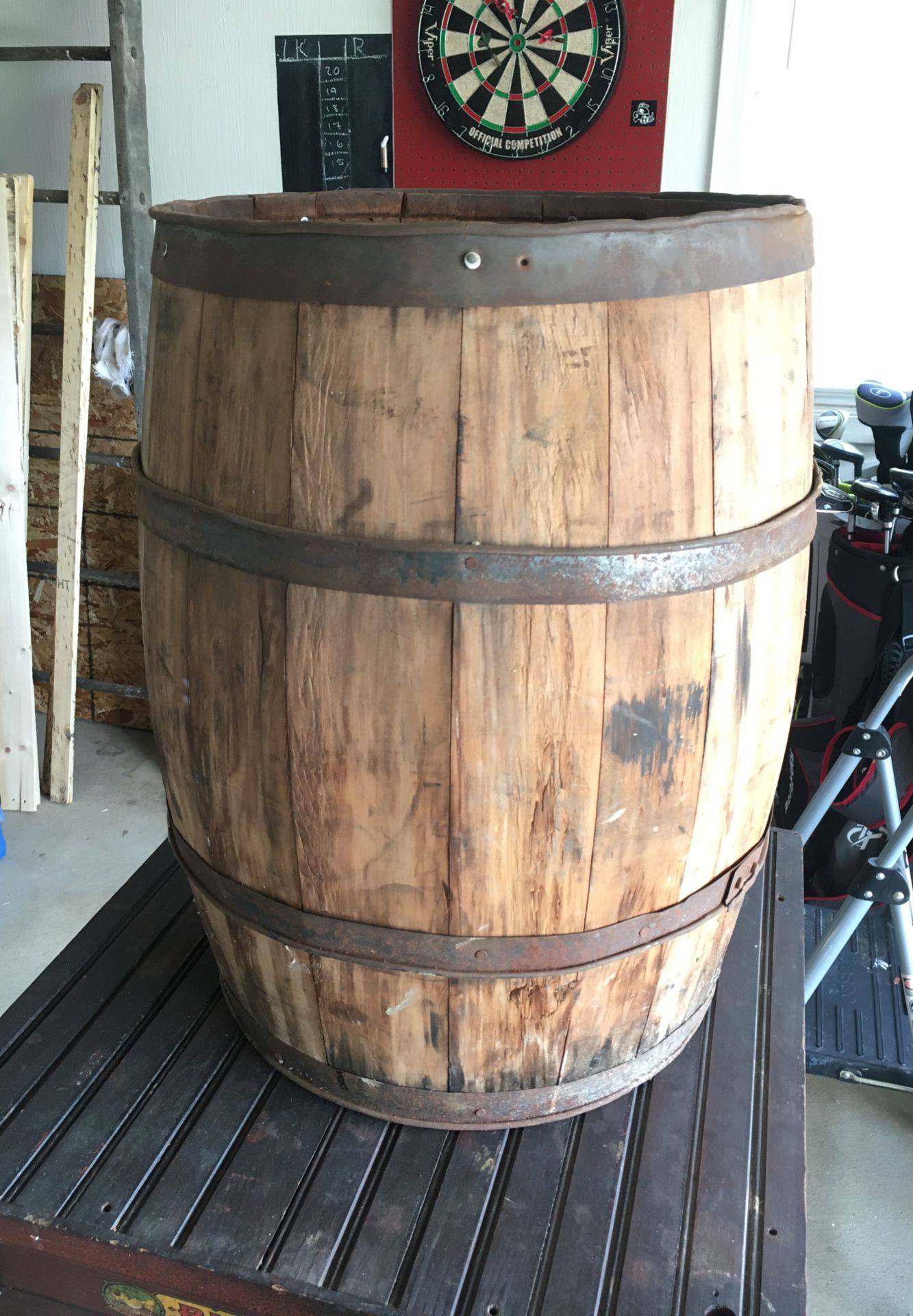 Original Hickory Wine/Moonshine barrel primitive