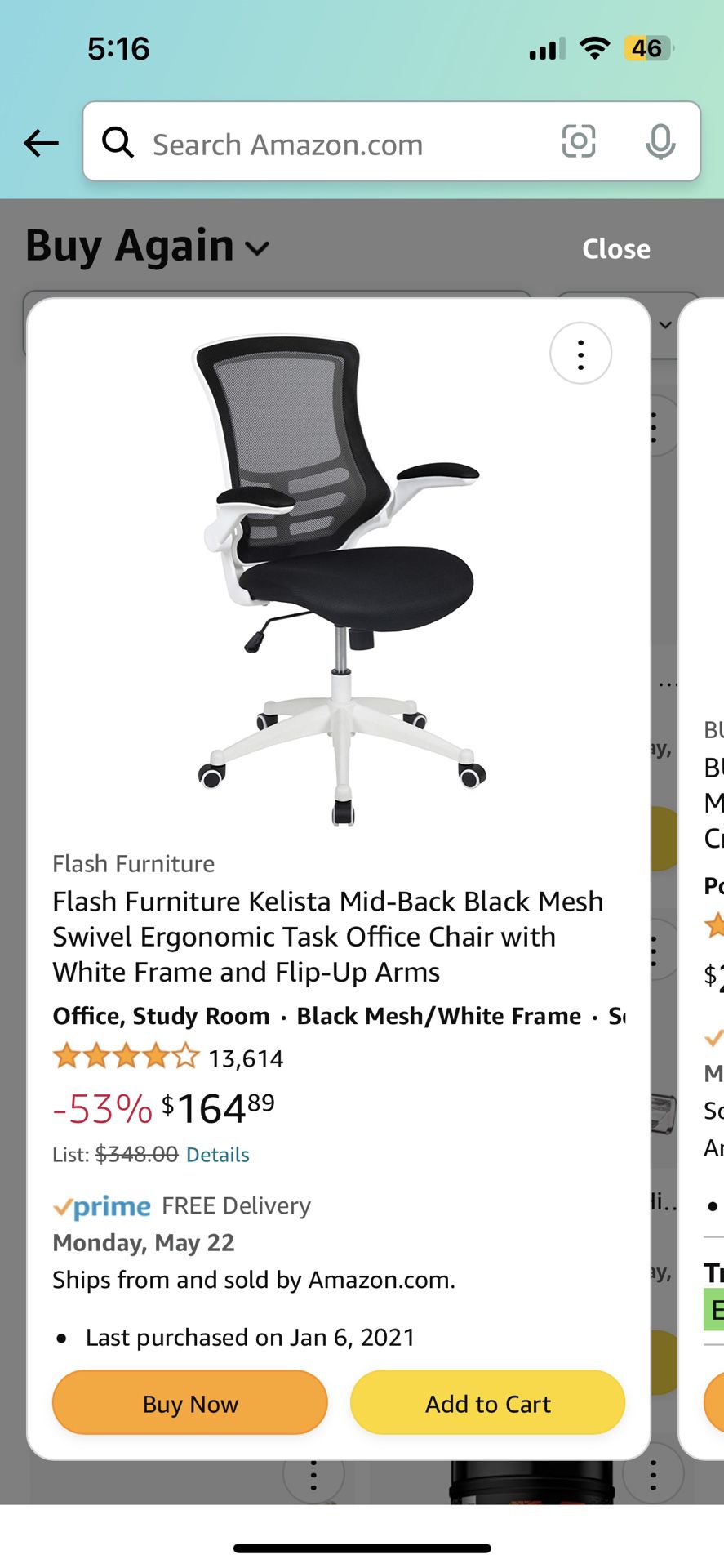 Modern White Office Chair