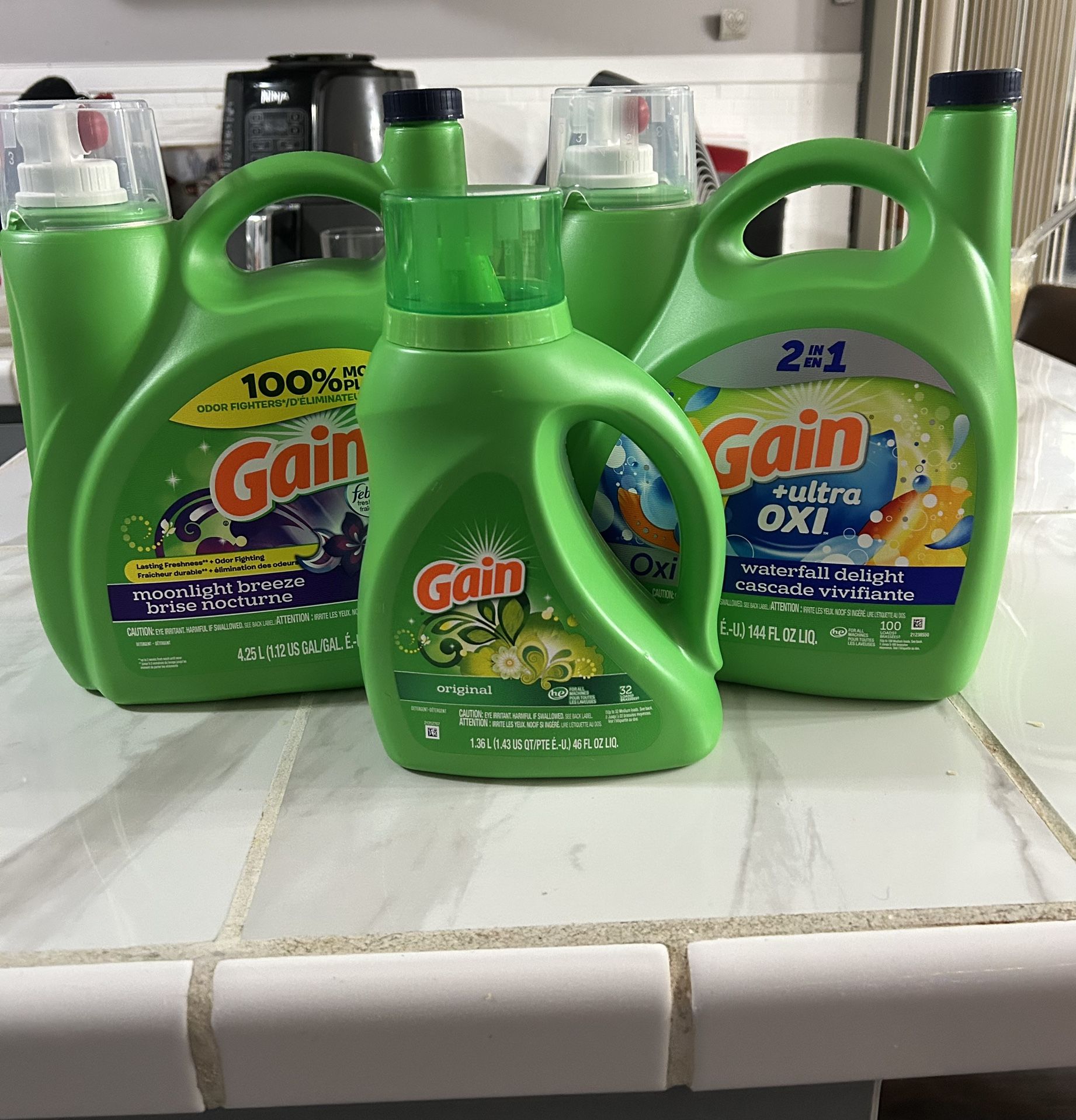 Gain laundry Detergent bundle