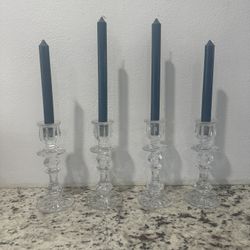 Set of Candle Holders & Candles