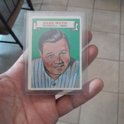 1956 Topps Who Am I Babe Ruth!