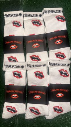 Chrome heart socks
