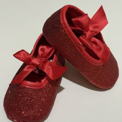 Baby Girl’s Glitter Shoes** Zapatos con purpurina para bebé niña**