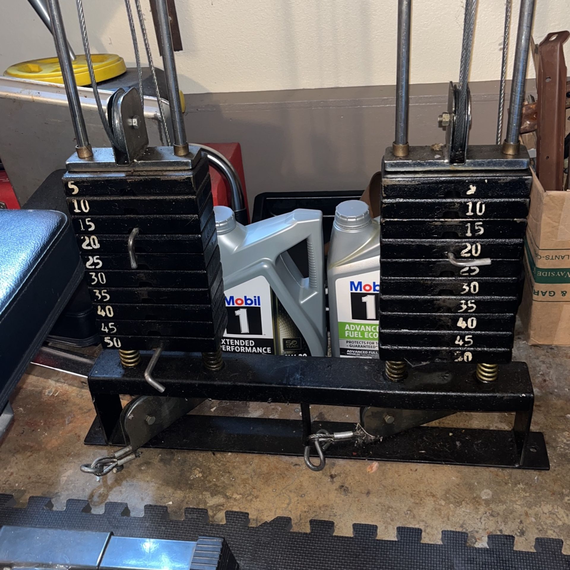 2 Old School Weight Machines