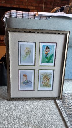 Framed Mermaid Art