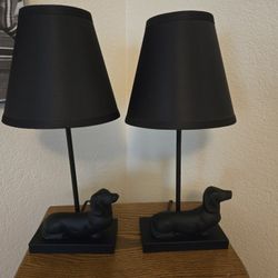 Dachshund Lamps