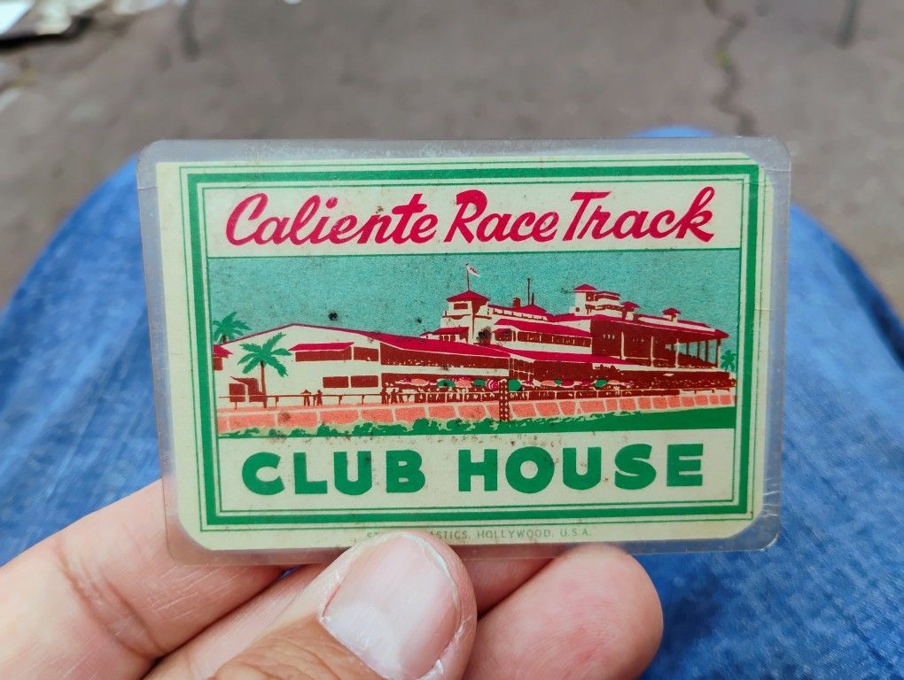 Rare Caliente Race Track Club House Badge Tijuana Mexico