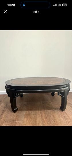 Walnut Ornate Coffee Table