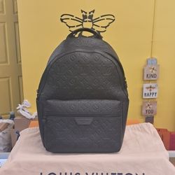 New Louis Vuitton Backpack Monogram Shadow Discovery  Black (H)