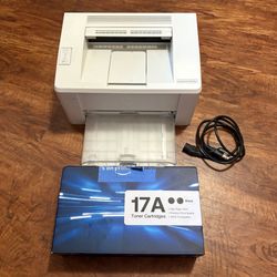 ⁠HP LaserJet Pro M102w Wireless Laser Printer White + Extra New Toner Cartridge
