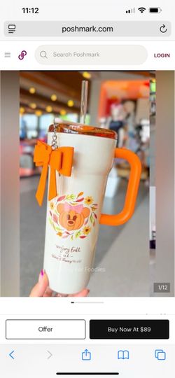 Disney parks Starbucks Minnie Fall tumbler