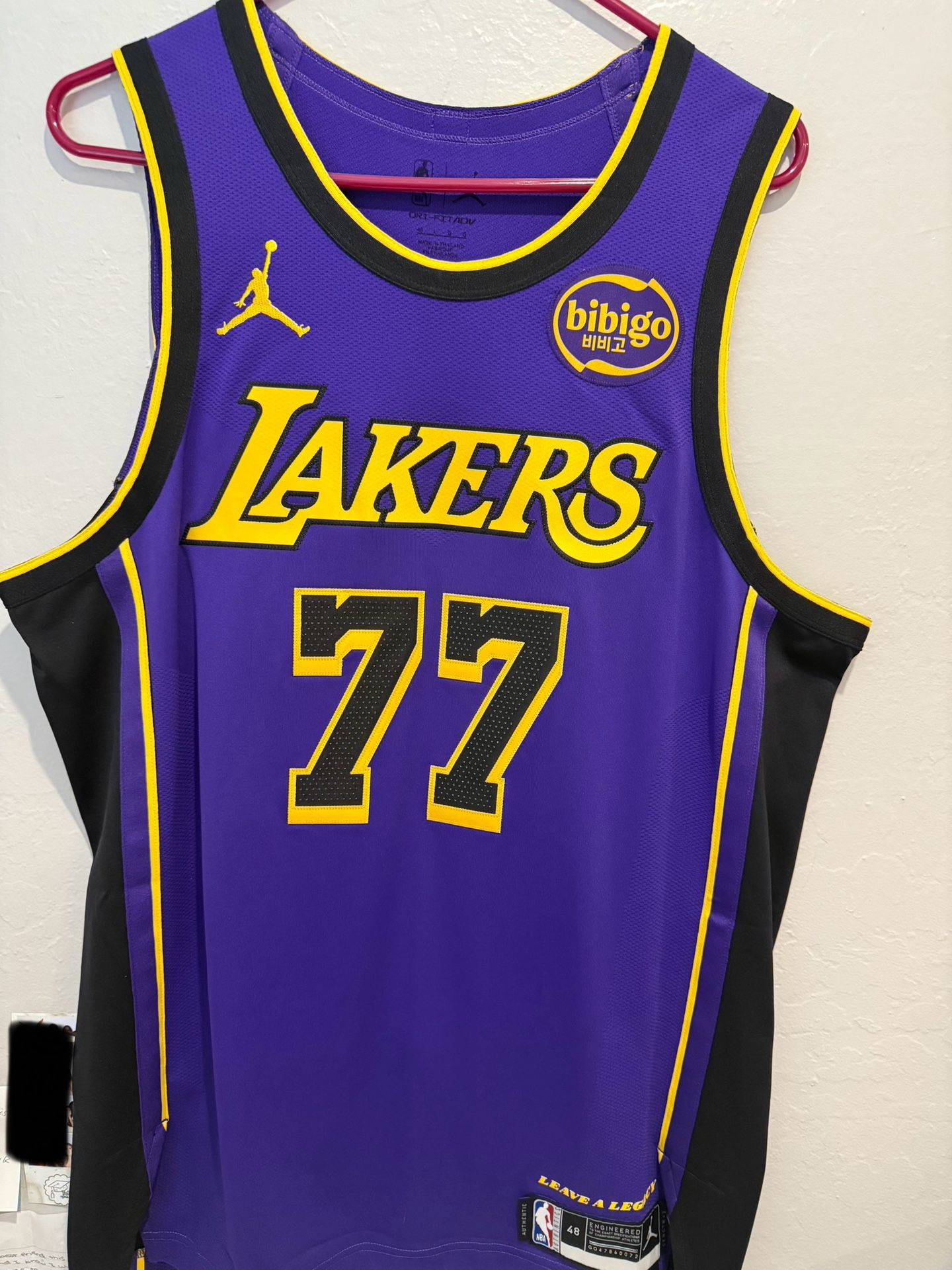Authentic Lakers Luka Doncic #77 Hard To Find
