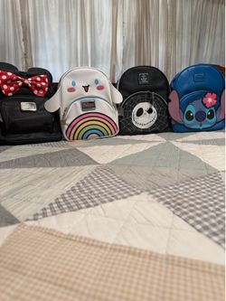 Disney and Sanrio backpacks