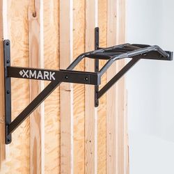 XMARK Wall Mounted Multi-Grip Pull Up Bar