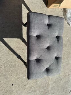 Gray bench