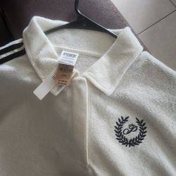 Cropped Polo Sweatshirt