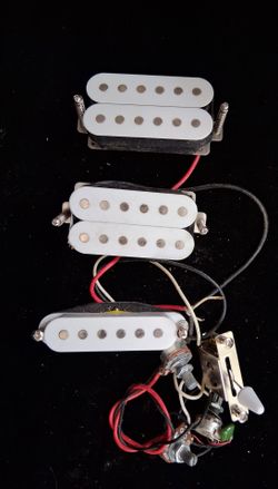 2 Humbuckers and a Single Coil Pickups with wiring Harness